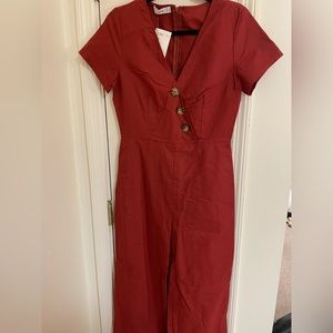 Mango jumpsuit new with tags! Size M